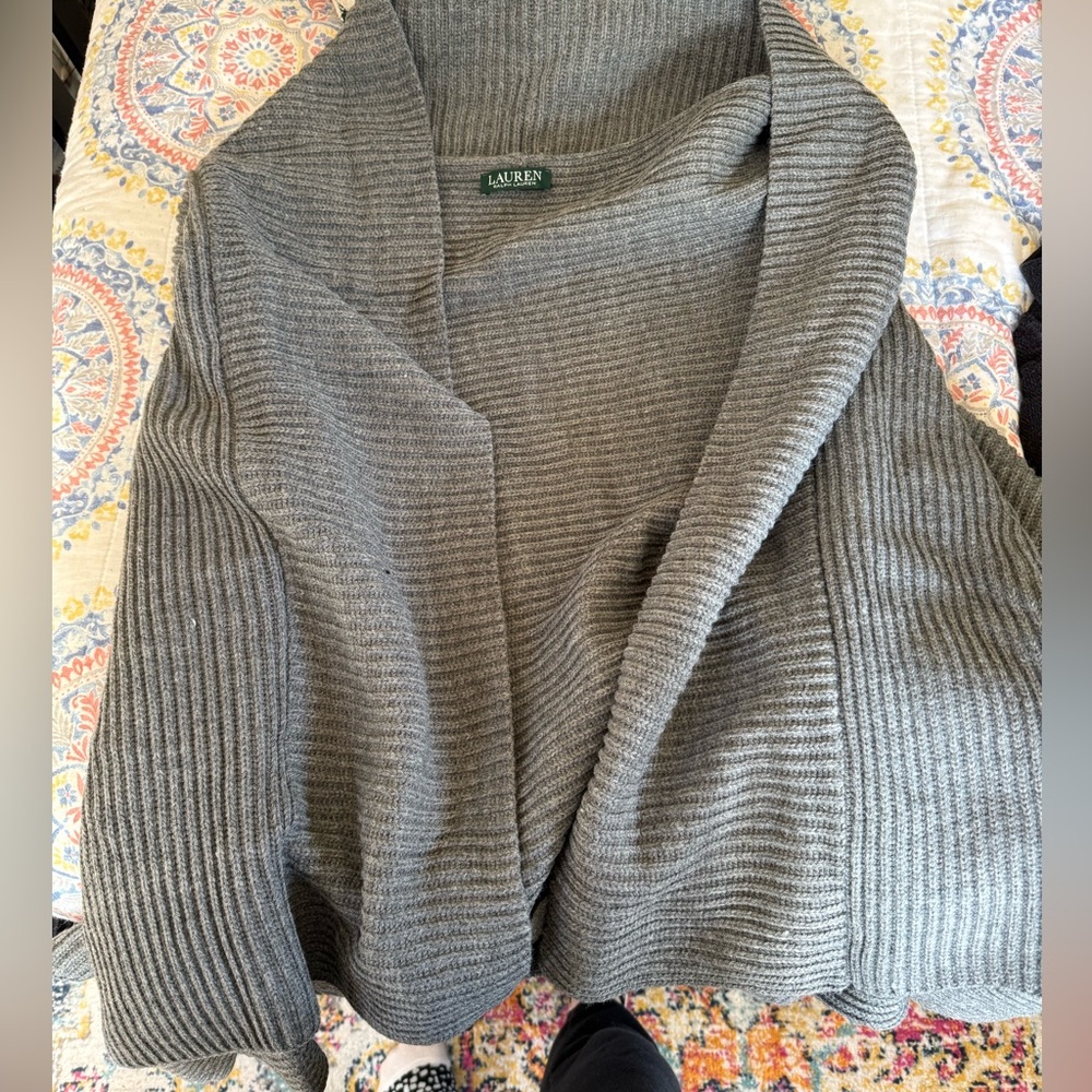 Like new wrap sweater